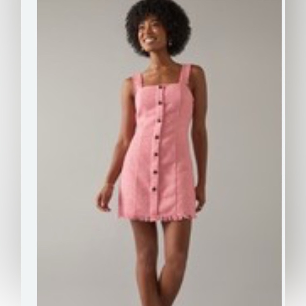 Francesca's Collections Pink Sleeveless Sundress